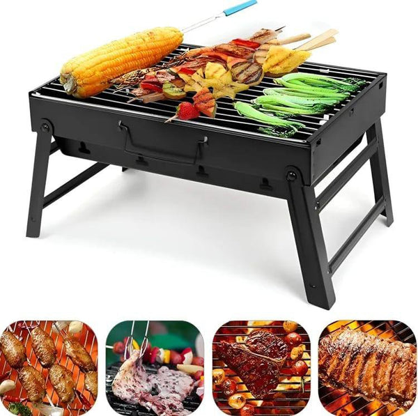 Folding Portable Outdoor Barbecue Charcoal BBQ Grill